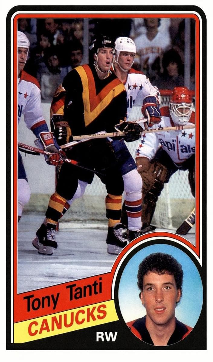 Tony Tanti 1984 topps O-Pee-Chee
