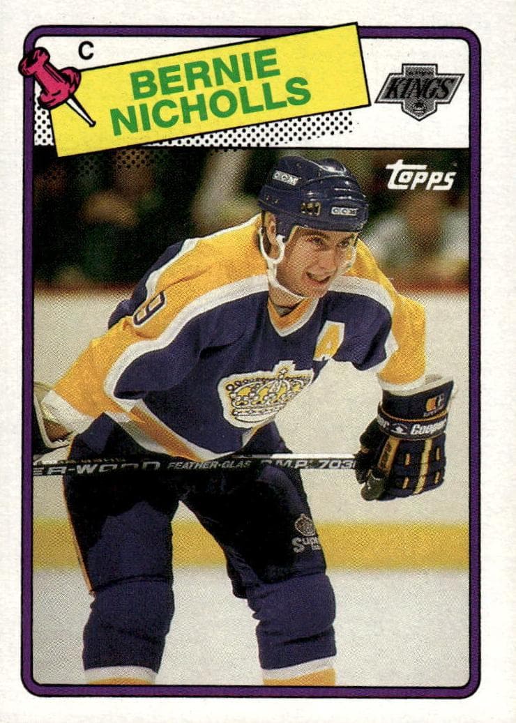 Bernie Nicholls 1988 topps Topps