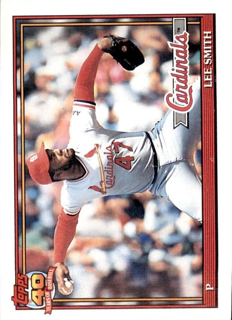Dark Topps logo on back 1991 topps Topps