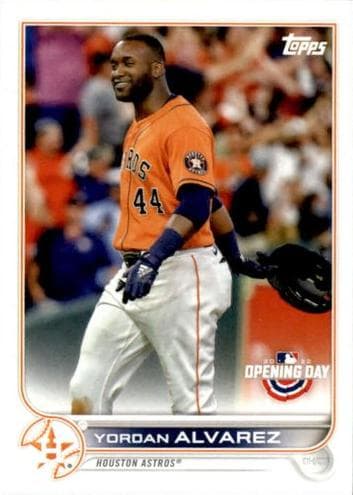 Yordan Alvarez 2022 topps Topps Opening Day