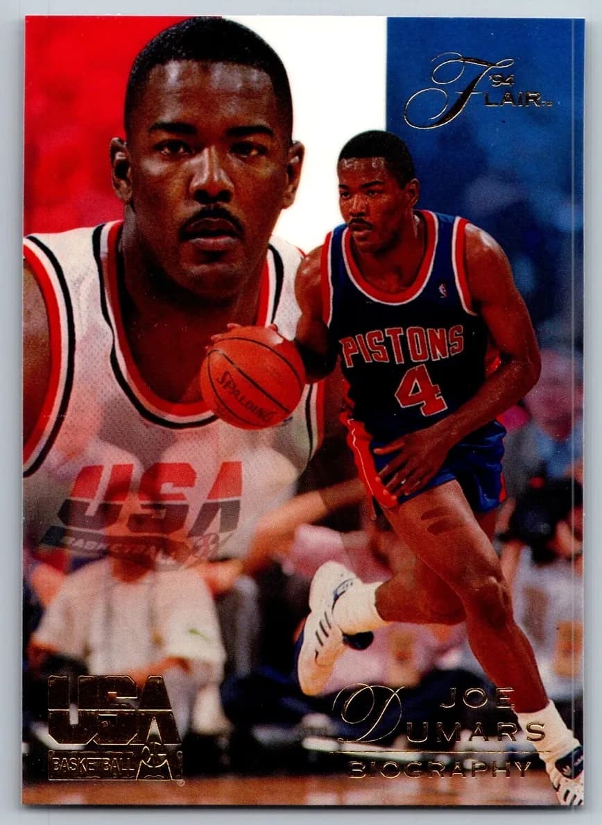 Joe Dumars 1994 unknown Flair Team USA