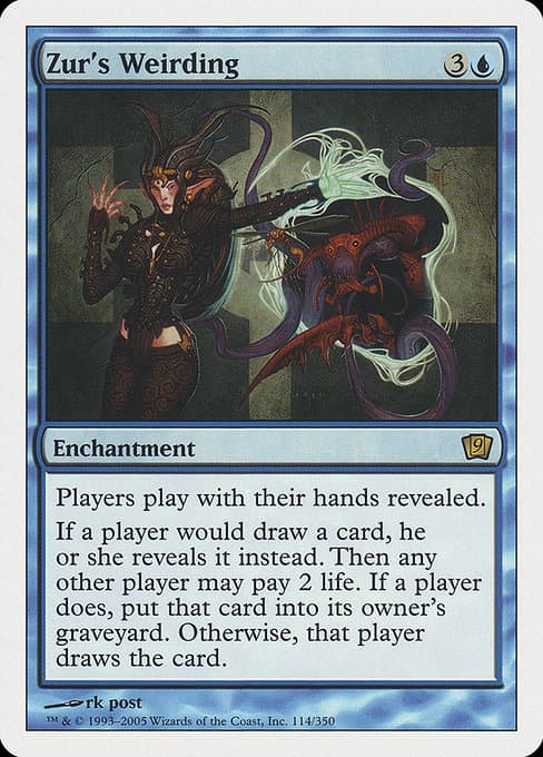 Zur's Weirding 2003 Magic: The Gathering