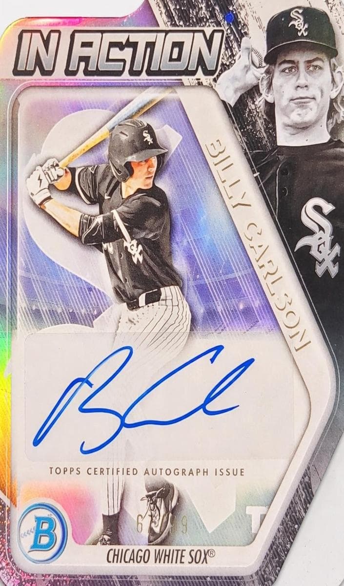 Billy Carlson 2025 bowman Bowman Draft Chrome