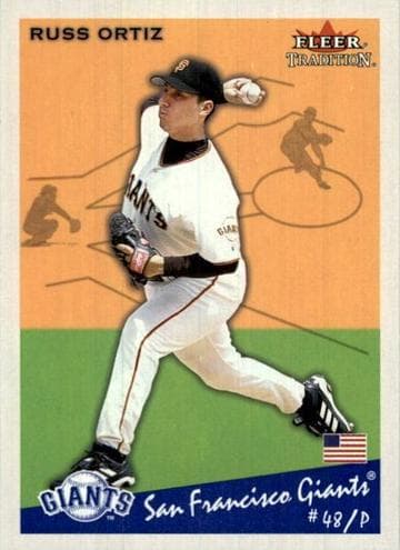 Russ Ortiz 2002 fleer Tradition