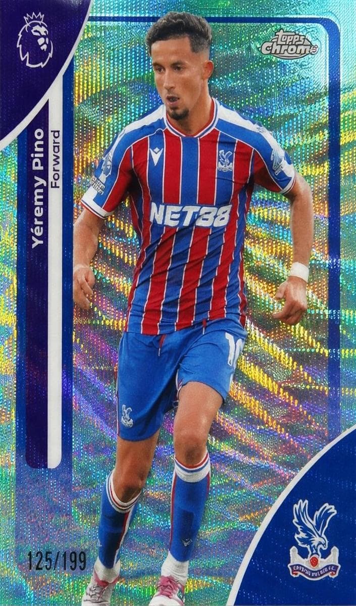 Yasin Ayari 2026 Topps Chrome Premier League rookie card