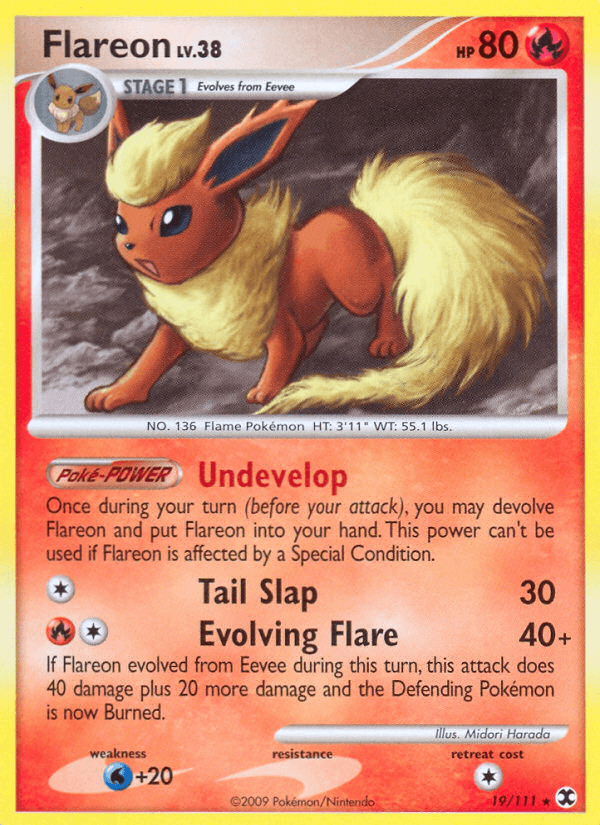 Flareon 2009 Pokemon Rising Rivals