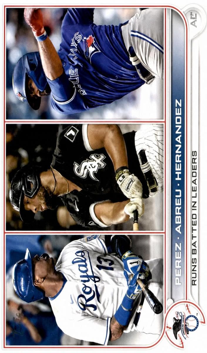 AL RBI Leaders (Salvador Perez / Jose Abreu / Teoscar Hernandez) #202