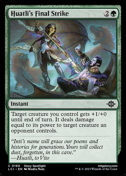 Huatli's Final Strike 2023 Magic: The Gathering Lost Caverns of Ixalan