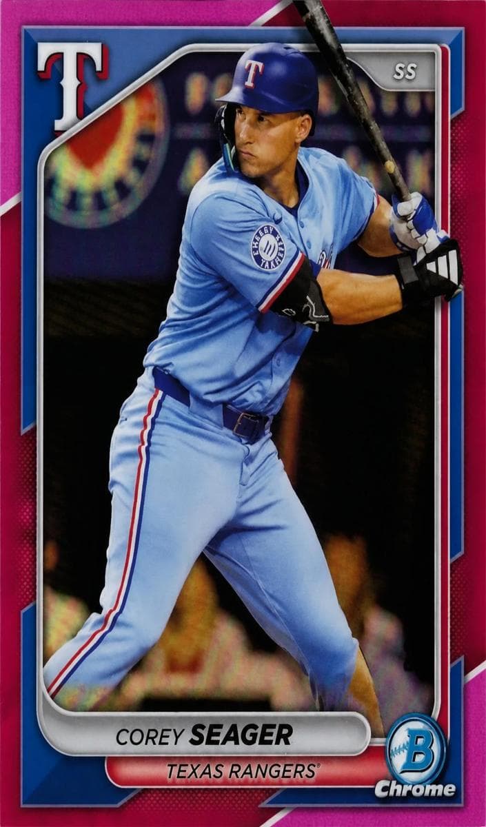 Corey Seager 2024 bowman Bowman Chrome Sapphire Edition