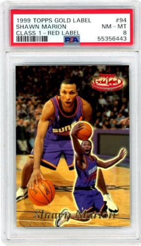 Shawn Marion 1999 topps Topps Gold Label