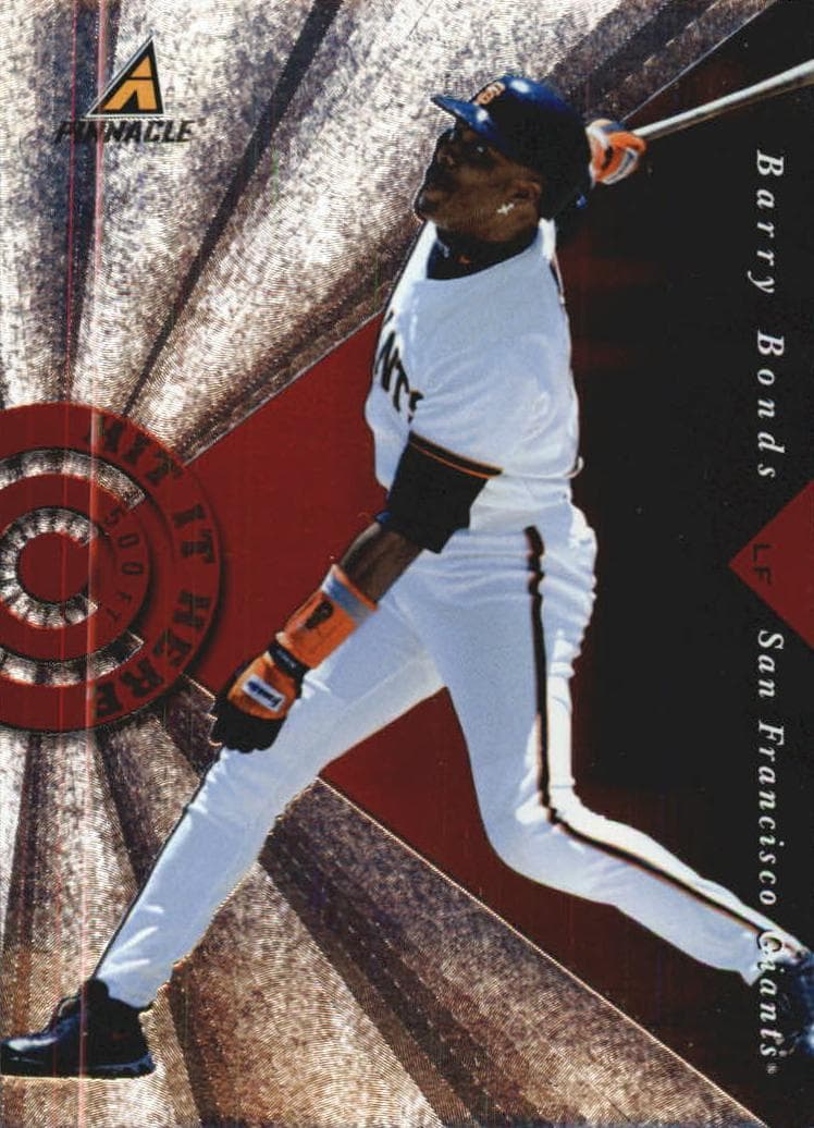 Barry Bonds 1998 unknown Pinnacle