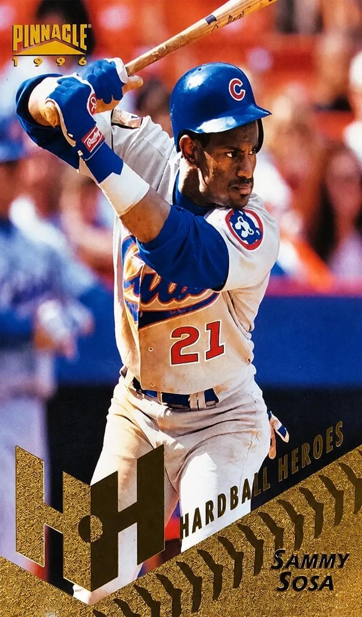 Sammy Sosa 1996 unknown Pinnacle