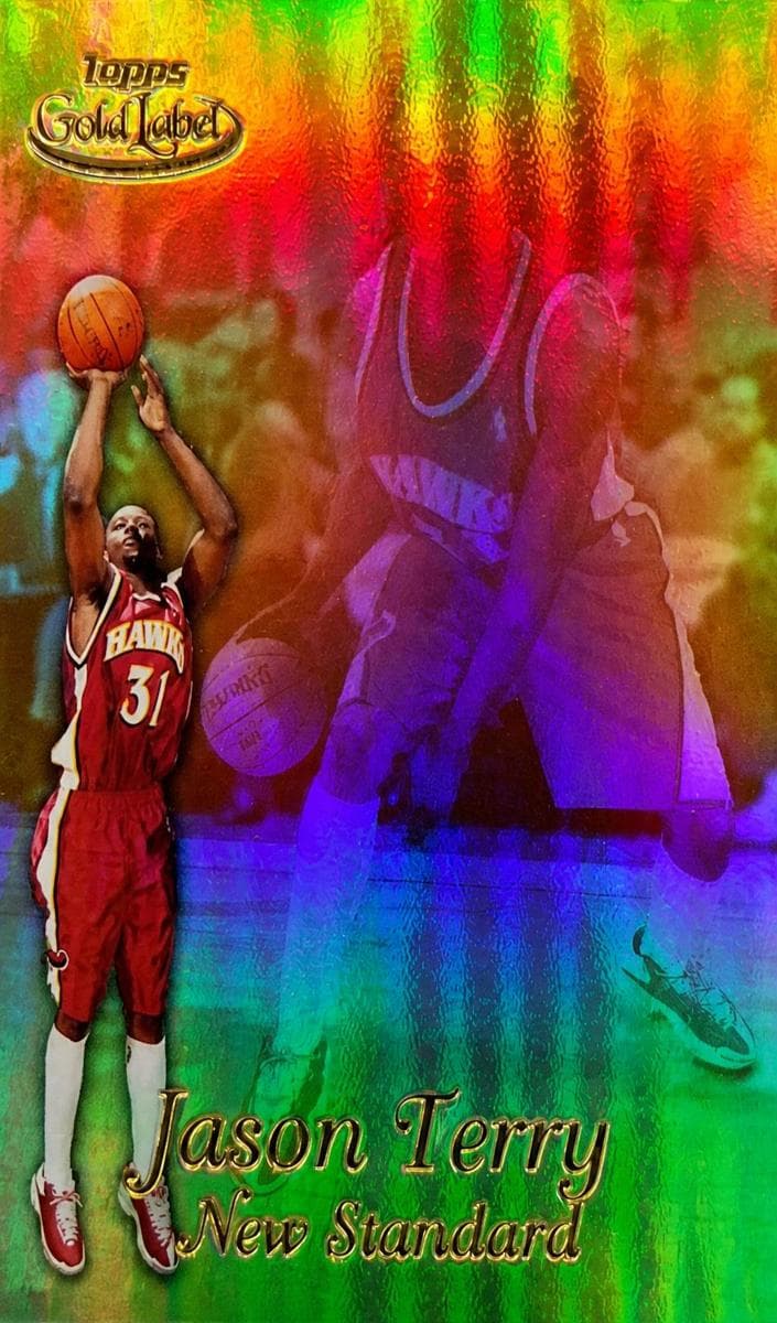 Jason Terry 1999 topps Topps Gold Label