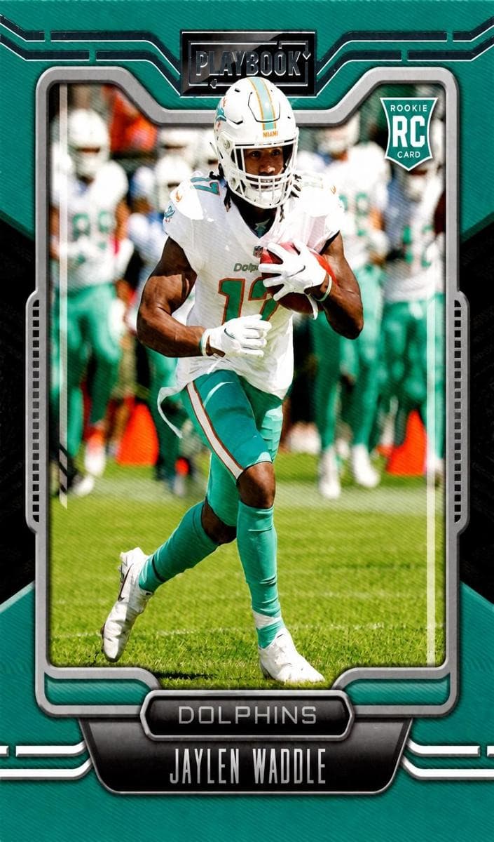 Jaylen Waddle 2021 panini Panini Playbook