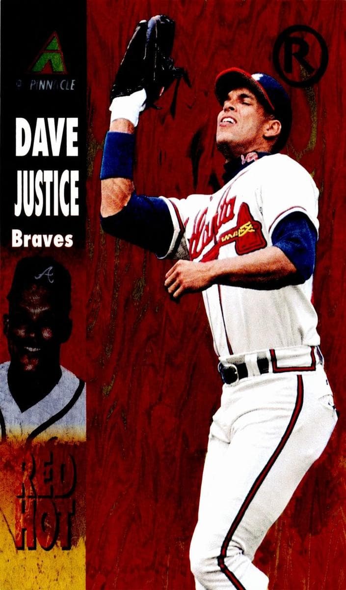 Dave Justice 1995 unknown Pinnacle
