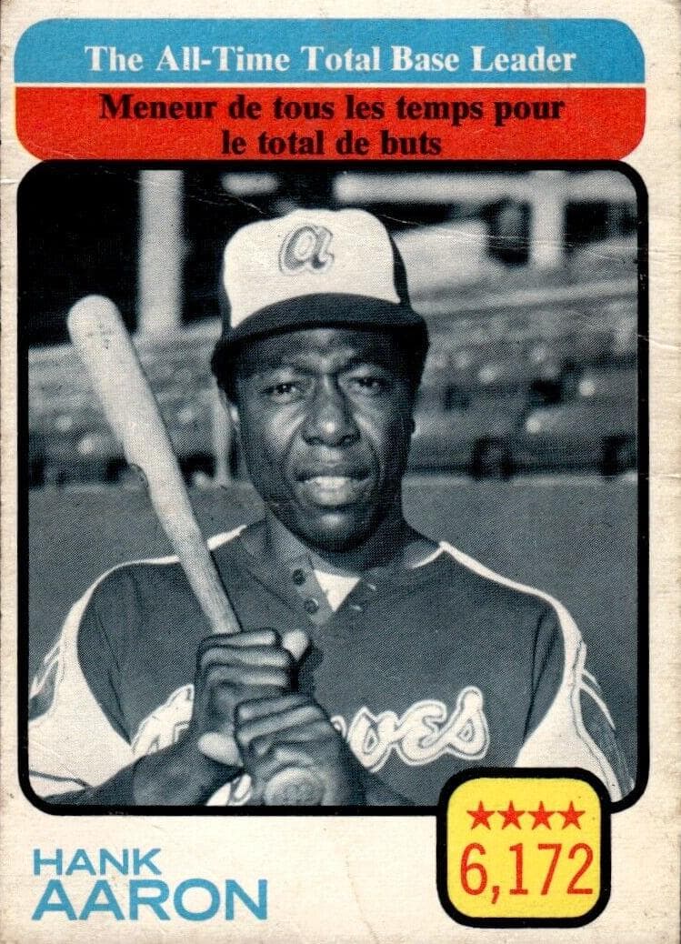 The All-Time Total Base Leader - Hank Aaron #473