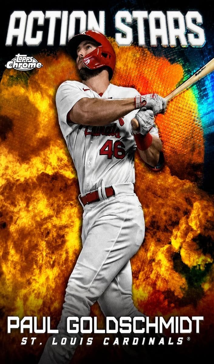 Paul Goldschmidt 2023 topps Topps Chrome Update