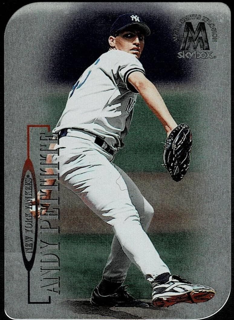 Andy Pettitte 1999 fleer SkyBox Molten Metal