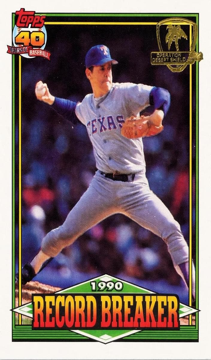 Nolan Ryan 1991 topps Topps