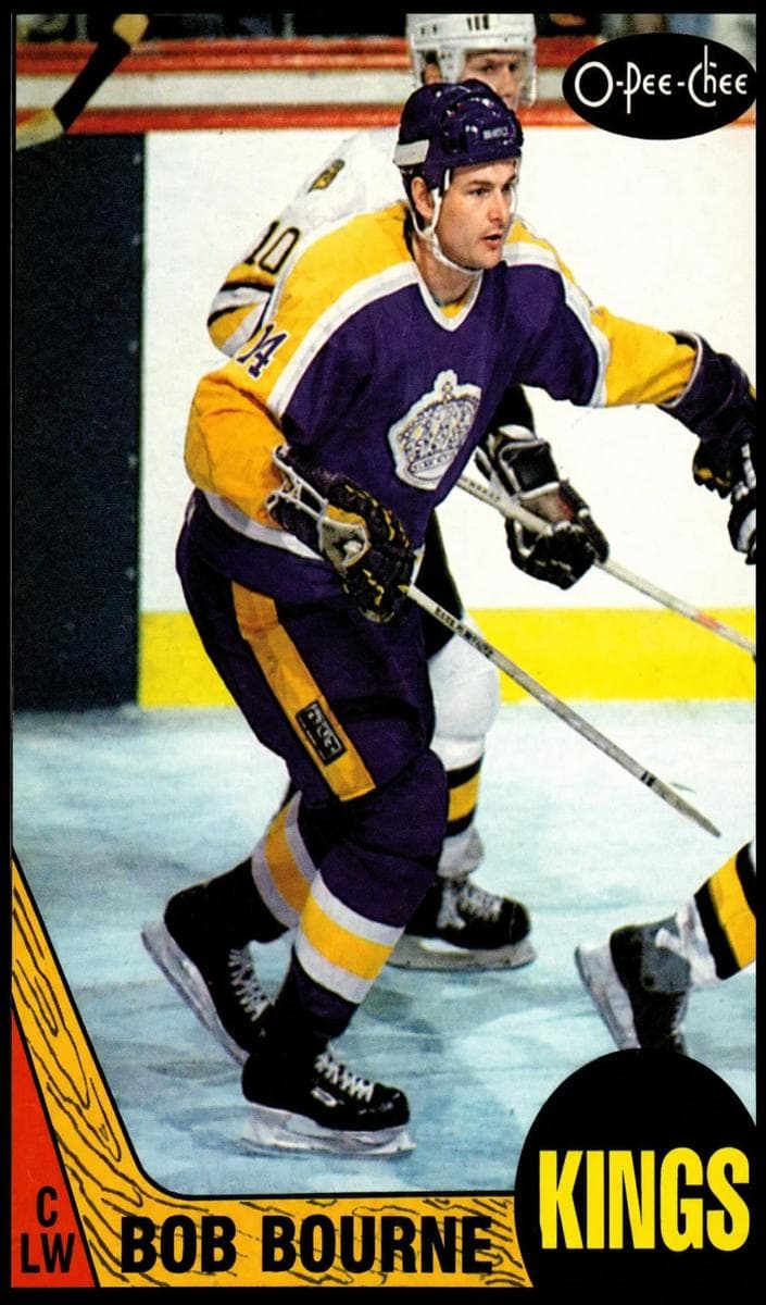 Bob Bourne trading card