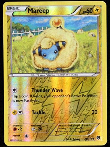 Mareep trading card
