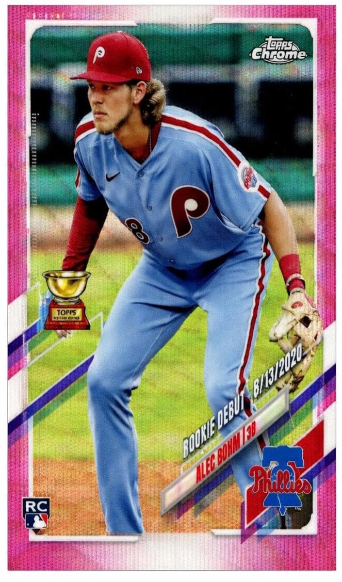 Alec Bohm 2021 topps Topps Chrome Update