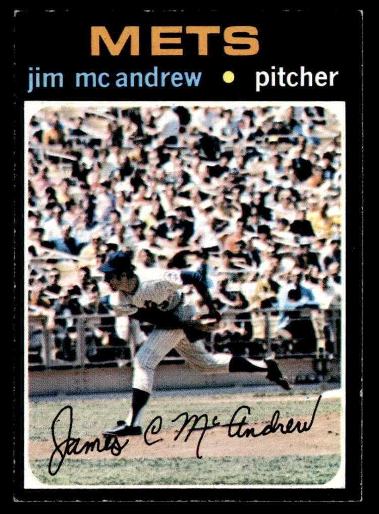 Jim McAndrew 1971 topps Topps