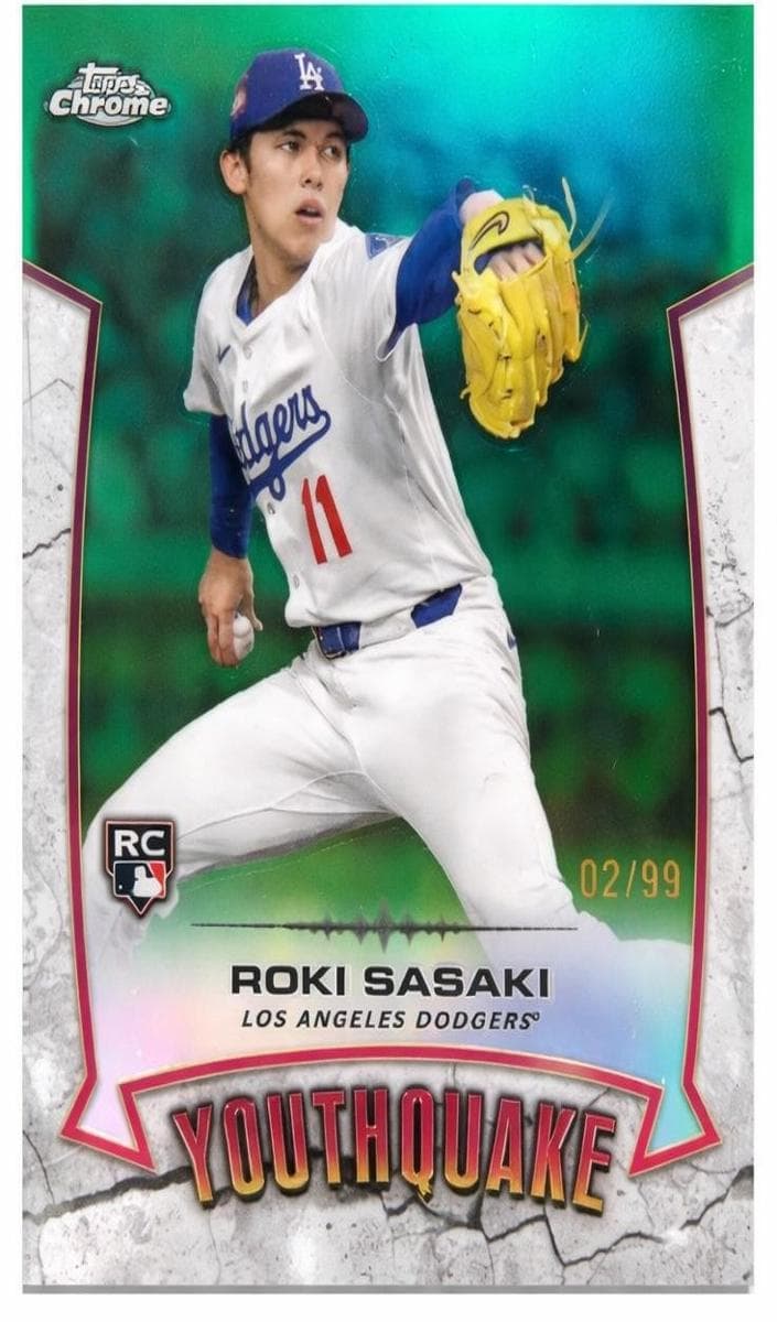 Roki Sasaki 2025 topps Chrome