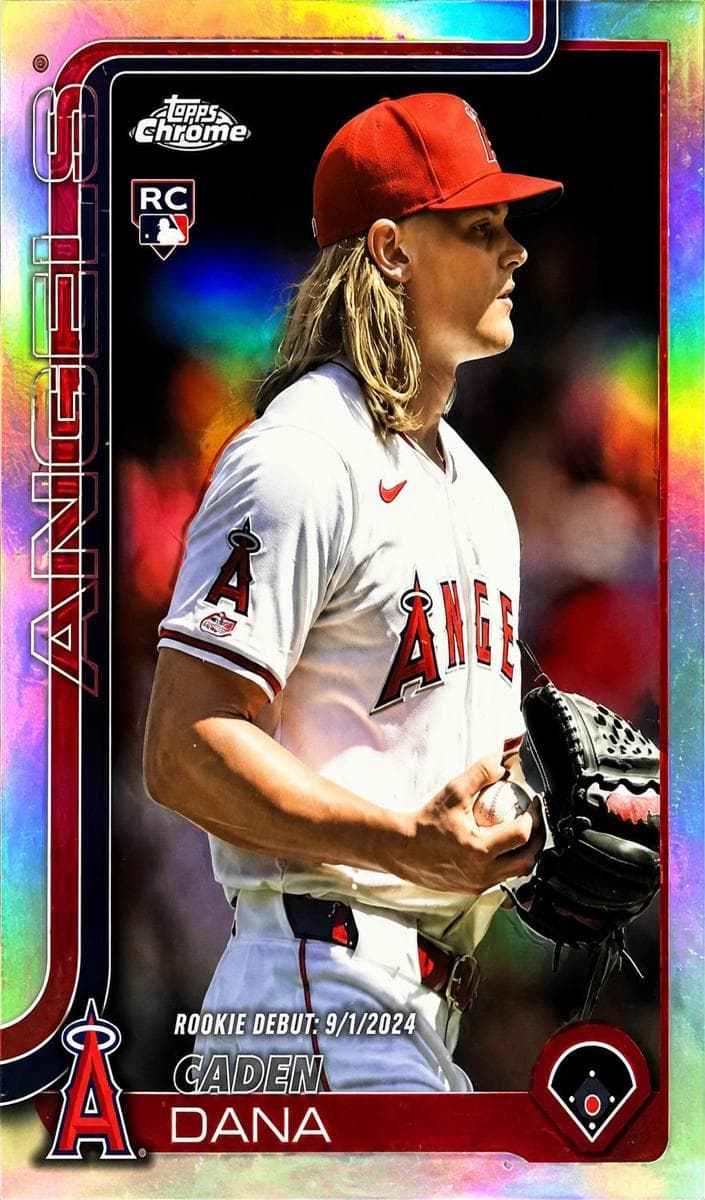 Caden Dana 2025 topps Topps Chrome Update