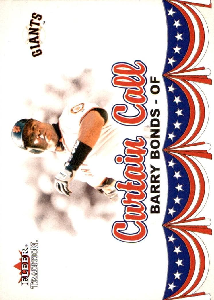 Barry Bonds 2002 fleer Fleer Tradition Update
