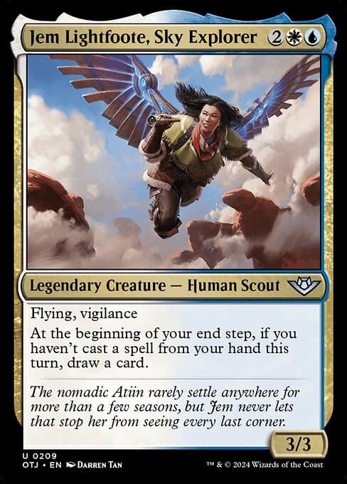Jem Lightfoote, Sky Explorer 2024 Magic: The Gathering Outlaws of Thunder Junction