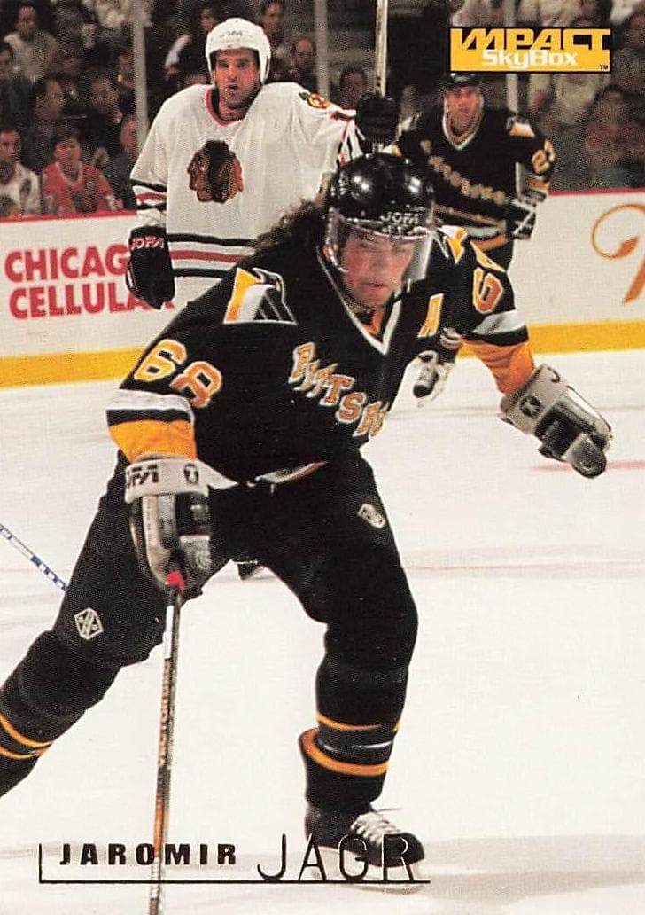 Jari Kurri 1995 fleer SkyBox Impact