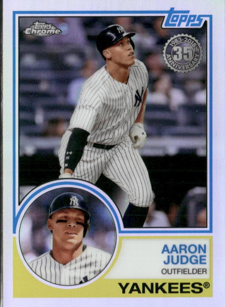 Aaron Judge 2018 topps Topps Chrome