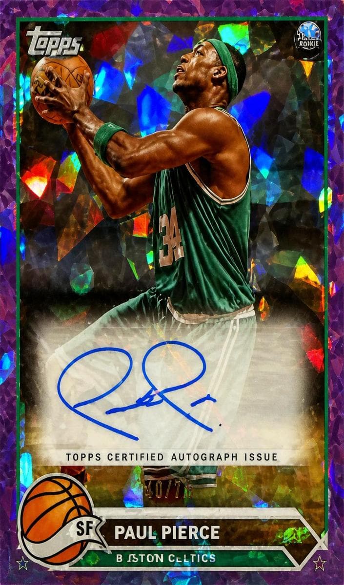 Paul Pierce 2023 topps Topps Chrome