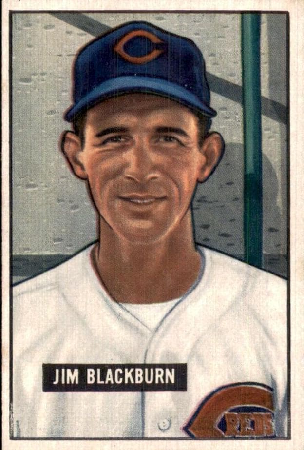 Jim Blackburn 1951 bowman Bowman