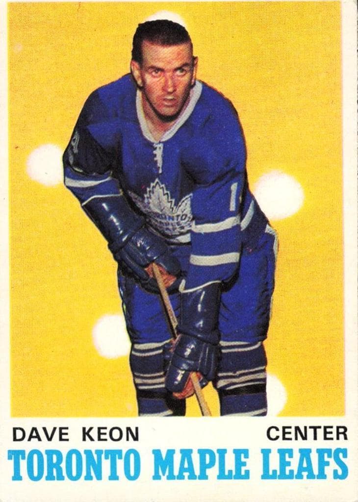 Dave Keon 1970 topps O-Pee-Chee