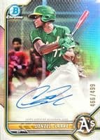 Denzel Clarke 2022 bowman Bowman Chrome