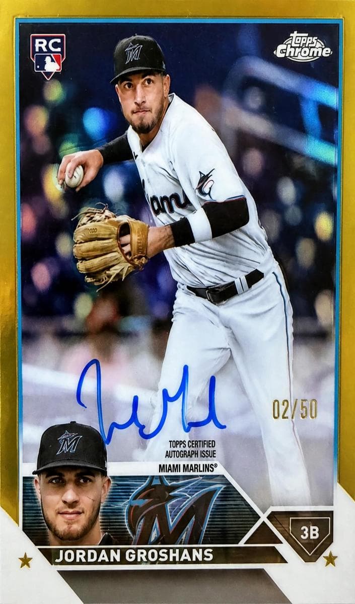 Jordan Groshans 2023 topps Topps Chrome