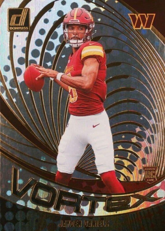 Jayden Daniels 2024 panini Donruss Vortex