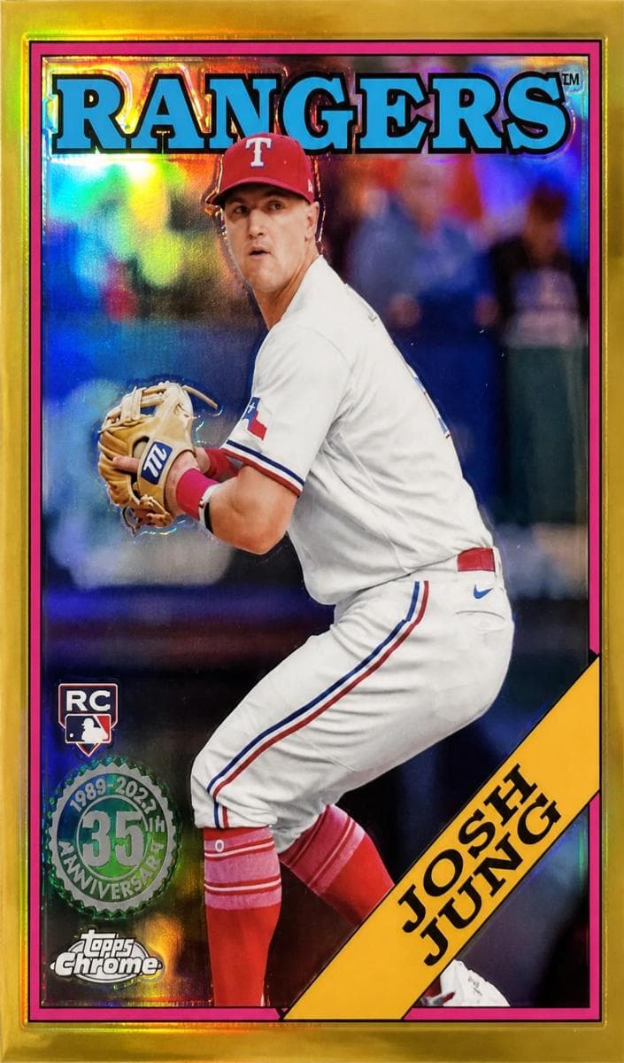 Josh Jung 2023 topps Topps Chrome Update