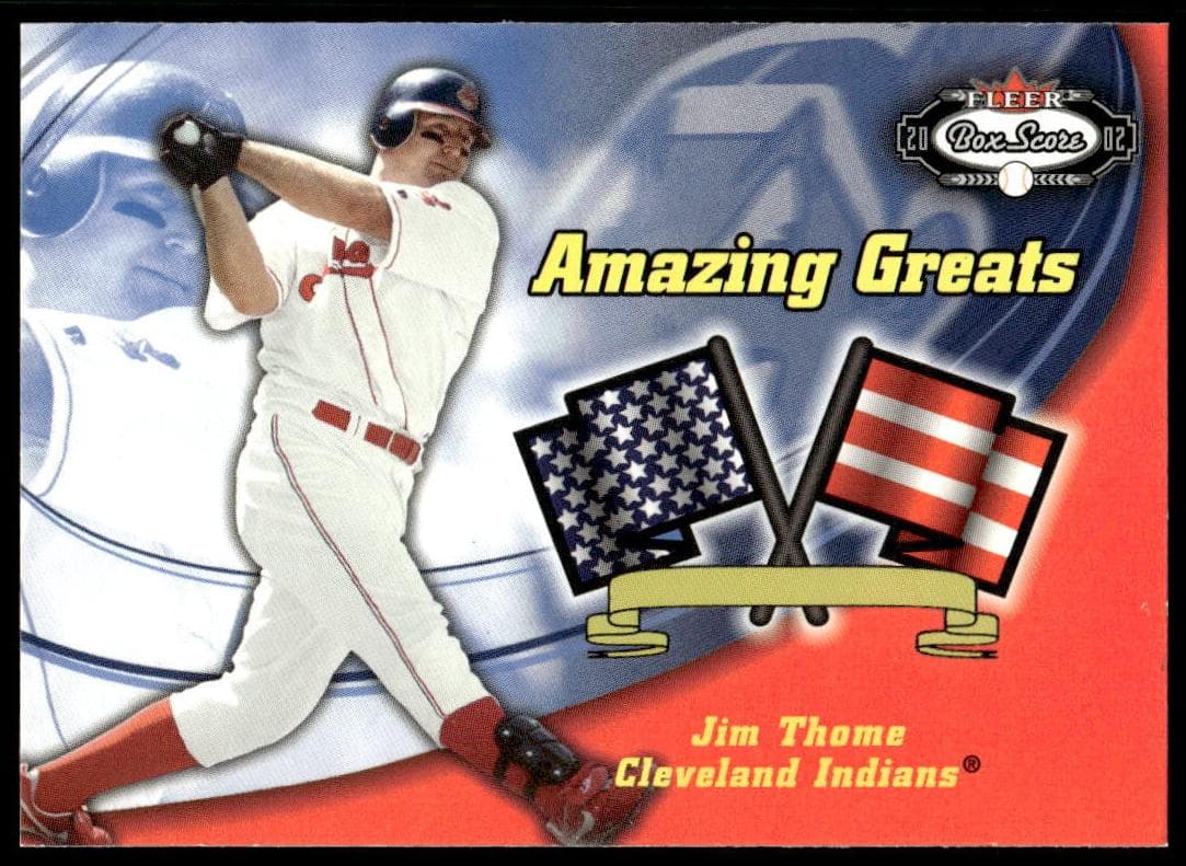 Jim Thome 2002 fleer Fleer Box Score