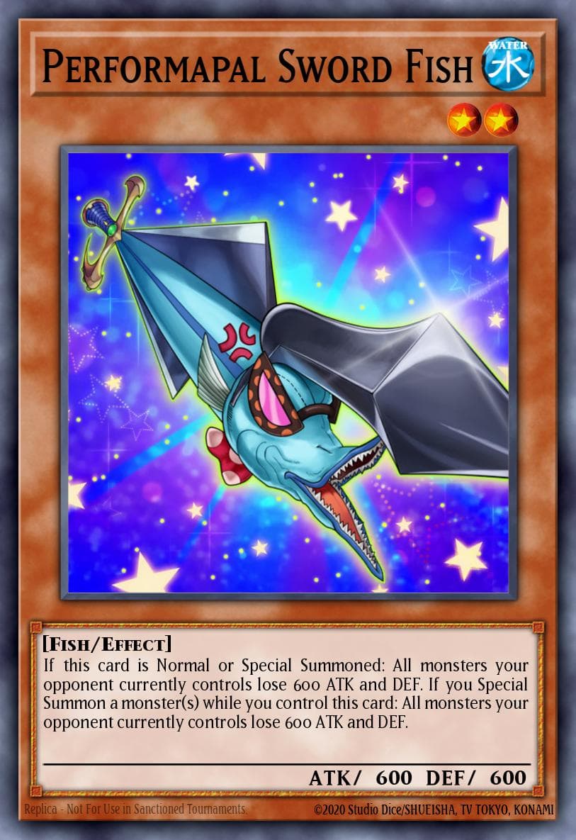 Performapal Sword Fish #DUEA-EN007