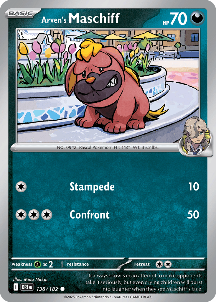 Arven's Maschiff 2025 Pokemon