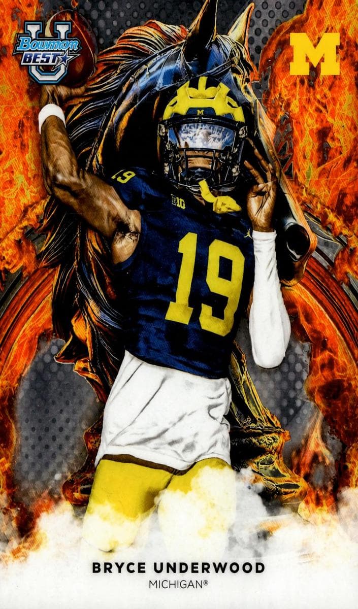 Bryce Underwood 2025 bowman Bowman University Best