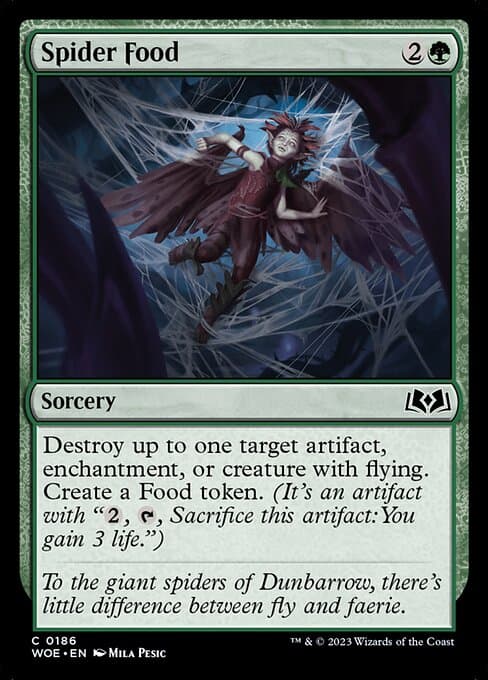 Spider Food 2023 Magic: The Gathering Wilds of Eldraine
