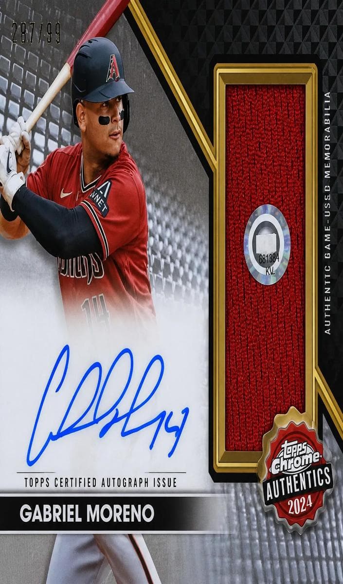 Gabriel Moreno 2024 topps Topps Chrome