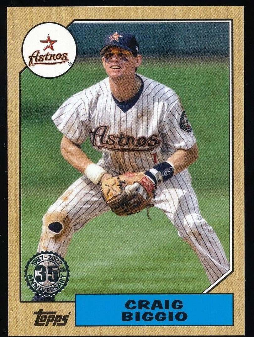Craig Biggio 2022 topps Topps Update