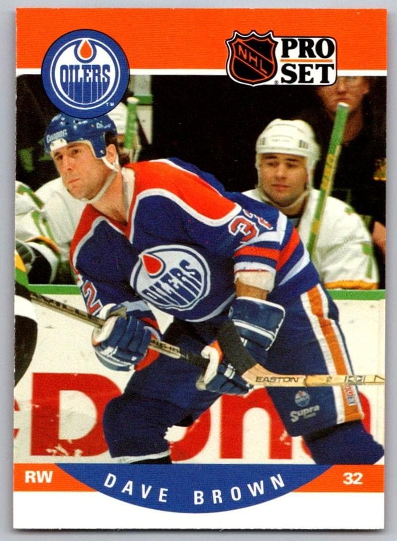 Dave Brown 1990 unknown Pro Set