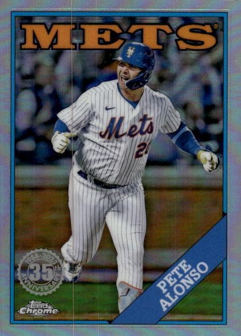 Pete Alonso 2023 topps Topps Chrome