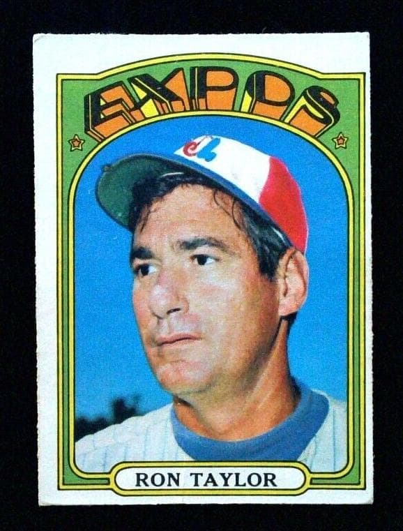 Ron Taylor 1972 topps O-Pee-Chee